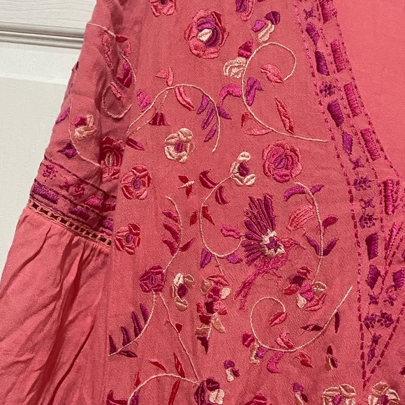 Anthropologie Blnk London Ibneva Floral Embroidered Maxi Dress - Picture 5 of 9